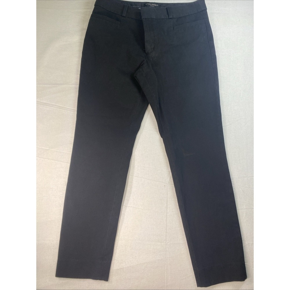 banana republic black pants size 4